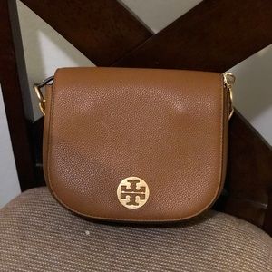 Tory Burch flap over saddle purse